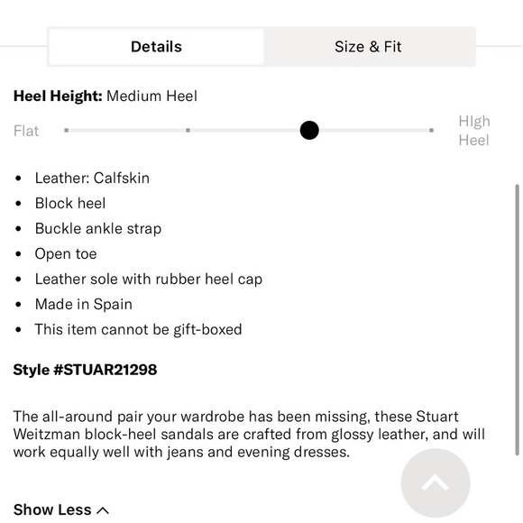 Stuart Weitzman  Nudistcurve shoes // size 9.5 - Picture 13 of 15